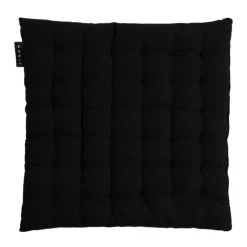 Linum Pepper Sitzkissen - 40x40x3 Cm - Schwarz H01