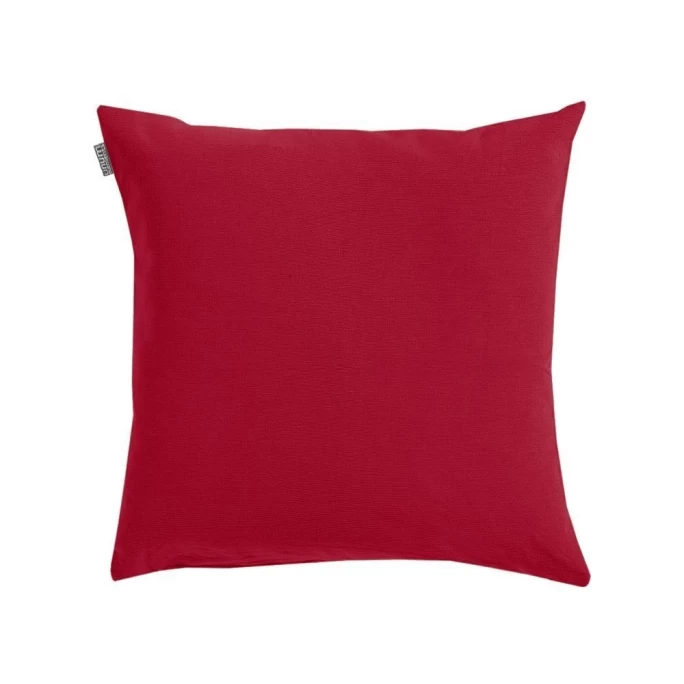 Linum Annabell Kissenhülle - 40x40 Cm - Merlot-rot D90 3 Linum Annabell Kissenhülle - 40x40 Cm - Merlot-rot D90