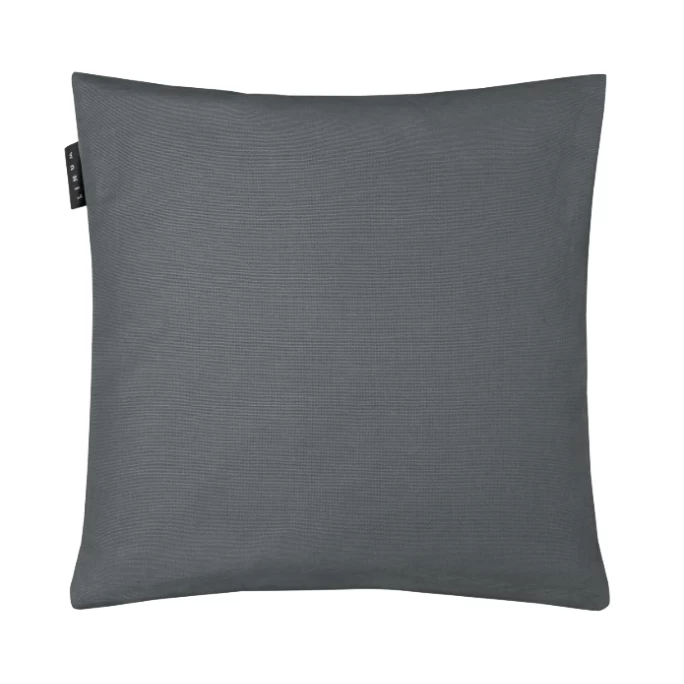 Linum Annabell Kissenhülle - 40x40 Cm - Schiefergrau G19 3 Linum Annabell Kissenhülle - 40x40 Cm - Schiefergrau G19