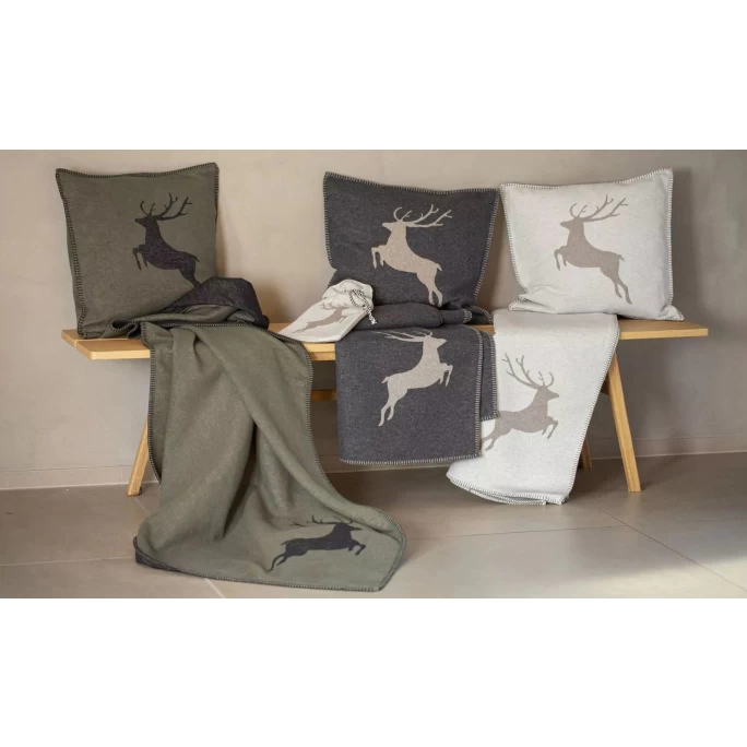 David Fussenegger SYLT Hirsch Kissenhülle - 50x50 Cm - Filz 4 David Fussenegger SYLT Hirsch Kissenhülle - 50x50 Cm - Filz – Bild 2