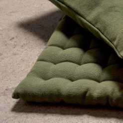 Linum Pepper Sitzkissen - 40x40x3 Cm - Dark Olive Green A93 -Boutique-Kissen-Discounter 311872 big 1