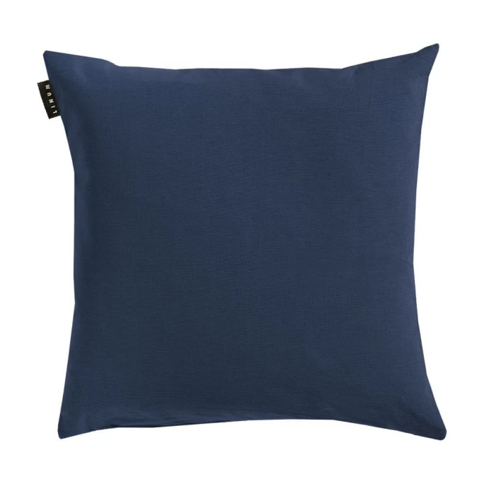 Linum Annabell Kissenhülle - 50x50 Cm - Ink Blue C54 3 Linum Annabell Kissenhülle - 50x50 Cm - Ink Blue C54