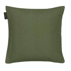 Linum Pepper Kissenhülle - 40x40 Cm - Dark Olive Green A93