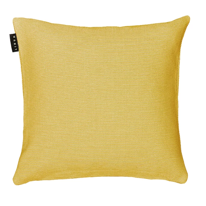 Linum Pepper Kissenhülle - 40x40 Cm - Mustard Yellow E97 3 Linum Pepper Kissenhülle - 40x40 Cm - Mustard Yellow E97