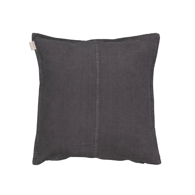 Linum West Kissenhülle - 50x50 Cm - Granite Grey G19 3 Linum West Kissenhülle - 50x50 Cm - Granite Grey G19