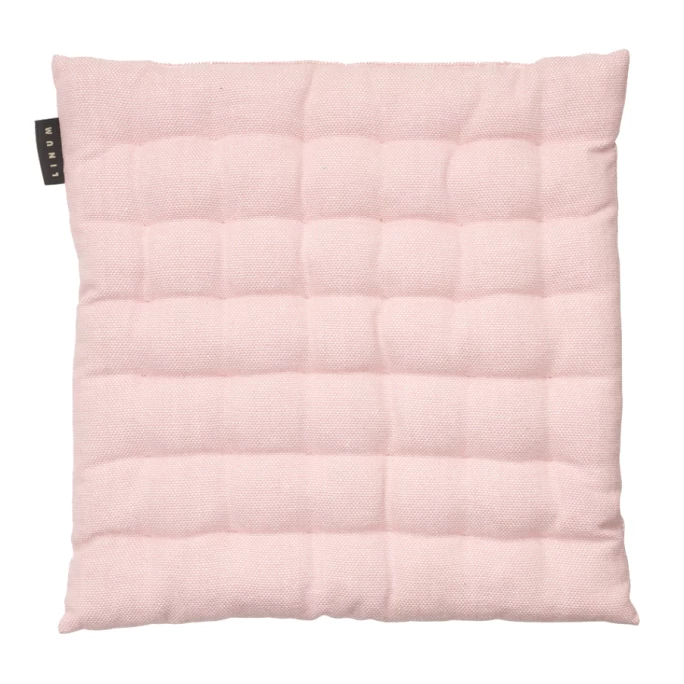 LINUM PEPPER Sitzkissen - 40x40x3 Cm - Staub Rosa D70 3 LINUM PEPPER Sitzkissen - 40x40x3 Cm - Staub Rosa D70