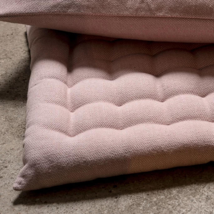 LINUM PEPPER Sitzkissen - 40x40x3 Cm - Staub Rosa D70 4 LINUM PEPPER Sitzkissen - 40x40x3 Cm - Staub Rosa D70 – Bild 2