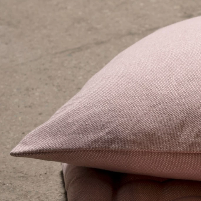 LINUM PEPPER Kissenhülle - 40x40 Cm - Staub Rosa D70 4 LINUM PEPPER Kissenhülle - 40x40 Cm - Staub Rosa D70 – Bild 2