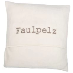 David Fussenegger VERONA Kissenhülle Faulpelz - 50x50 Cm - Rohweiß