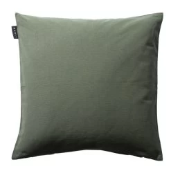 Linum ANNABELL Kissenhülle - 40x40 Cm - Dark Olive Green A93