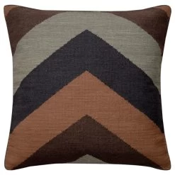 Linum BURTON Kissenhülle - 70x70 Cm - Espresso Brown B02