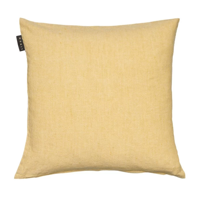 Linum HEDVIG Kissenhülle - 50x50 Cm - Mustard Yellow E97 3 Linum HEDVIG Kissenhülle - 50x50 Cm - Mustard Yellow E97