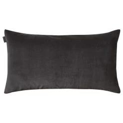Linum PAOLO Kissenhülle - 50x90 Cm - Dark Charcoal Grey G21