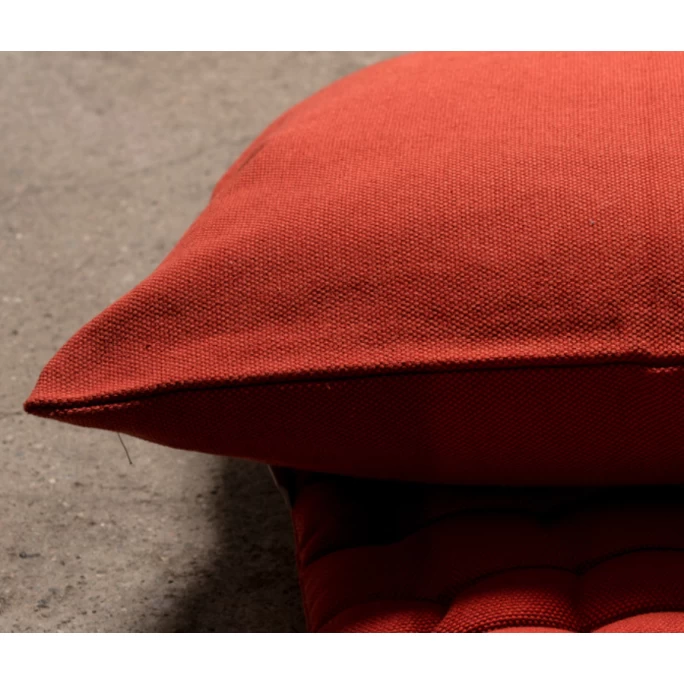 Linum PEPPER Kissenhülle - 60x60 Cm - Rusty Orange B13 4 Linum PEPPER Kissenhülle - 60x60 Cm - Rusty Orange B13 – Bild 2