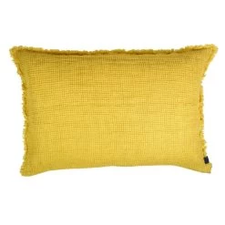 Zoeppritz Honeybee Kissenhülle Mit Fransen - 40x60 Cm - Curry