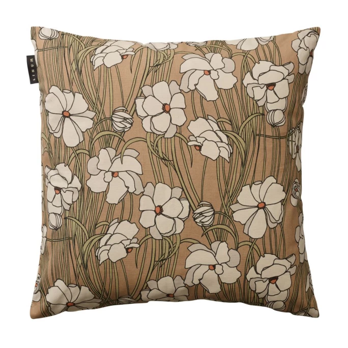 Linum Jazz Kissenhülle - 50x50 Cm - Camel Brown B78 3 Linum Jazz Kissenhülle - 50x50 Cm - Camel Brown B78