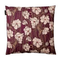 Linum Jazz Kissenhülle - 50x50 Cm - Burgundy Red D57
