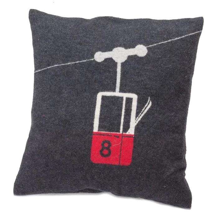 David Fussenegger SILVRETTA Gondel Kissenhülle - 40x40 Cm - Anthrazit 3 David Fussenegger SILVRETTA Gondel Kissenhülle - 40x40 Cm - Anthrazit