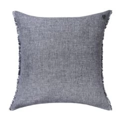 Zoeppritz Stay Forever Here Kissenhülle Aus Leinen - 50x50 Cm - Black