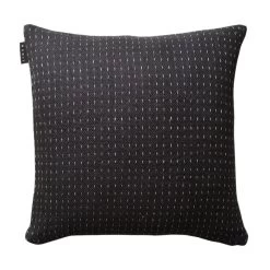 Linum CHANNEL Kissenhülle - 50x50 Cm - Dark Charcoal Grey G21