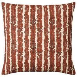 Linum VERONICA Kissenhülle - 50x50 Cm - Autumn Orange B15