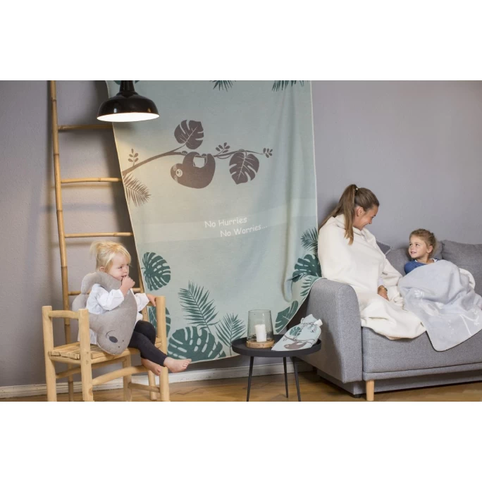 David Fussenegger JUWEL Faultier Kissen Mit Füllung - 40x35 Cm - Rauch 5 David Fussenegger JUWEL Faultier Kissen Mit Füllung - 40x35 Cm - Rauch – Bild 3