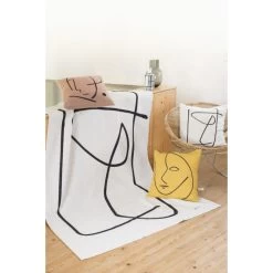 David Fussenegger NOVA Mund Kissenhülle - 50x50 Cm - Rohweiß -Boutique-Kissen-Discounter 419181 big 1