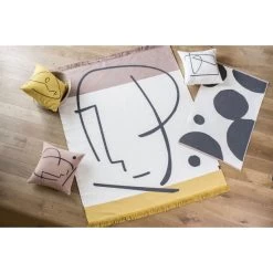 David Fussenegger NOVA Nase Kissenhülle - 50x50 Cm - Mittelbraun -Boutique-Kissen-Discounter 419182 big 2