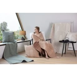 David Fussenegger Bogen Kissenhülle - 50x50 Cm - Noisette 7 David Fussenegger Bogen Kissenhülle - 50x50 Cm - Noisette -Boutique-Kissen-Discounter 426679 big 2