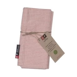 David Fussenegger Nadelstreifen Kissenhülle 2er-Set - 40x40 Cm - Altrosa -Boutique-Kissen-Discounter 426680 big 3