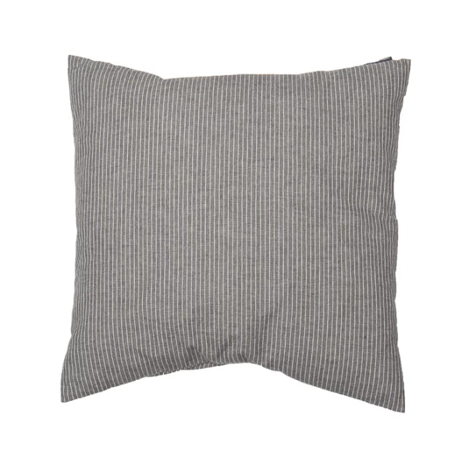 David Fussenegger Nadelstreifen Kissenhülle 2er-Set - 40x40 Cm - Grau 4 David Fussenegger Nadelstreifen Kissenhülle 2er-Set - 40x40 Cm - Grau – Bild 2