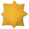 David Fussenegger SYLT Kissenhülle Uni Mit Zierstich - 40x40 Cm - Senf -Boutique-Kissen-Discounter 426686 big 0