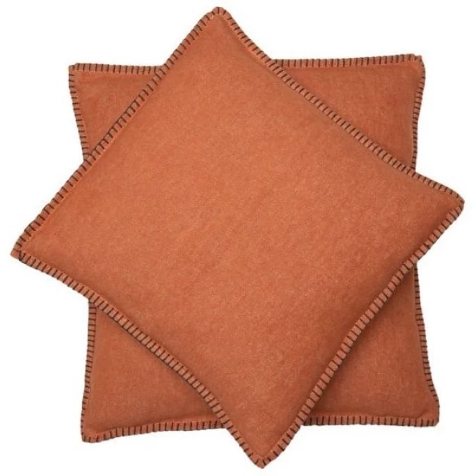 David Fussenegger SYLT Kissenhülle Uni Mit Zierstich - 40x40 Cm - Toffee 3 David Fussenegger SYLT Kissenhülle Uni Mit Zierstich - 40x40 Cm - Toffee