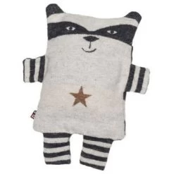 David Fussenegger Waschbär Körnerkissen - 29x16 Cm - Rohweiß