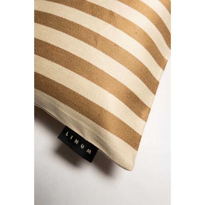 Linum AMALFI Kissenhülle - 35x50 Cm - Kamelbraun B78 5 Linum AMALFI Kissenhülle - 35x50 Cm - Kamelbraun B78 – Bild 3