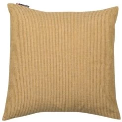 David Fussenegger NIZZA Nadelstreifen Recycling Kissen 2er-Set - 2 Stück à 40x40 Cm - Senf