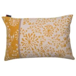 David Fussenegger JADE Floral Kissenhülle (GOTS) - 40x60 Cm - Senf