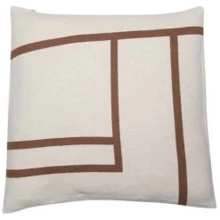 David Fussenegger NOVA Linien Kissenhülle - 60x60 Cm - Rohweiß