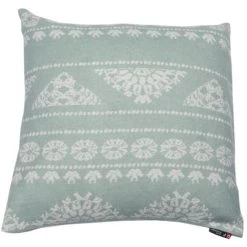 David Fussenegger SILVRETTA Häkelmuster Kissenhülle - 50x50 Cm - Hellgrün