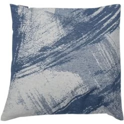 David Fussenegger LIMA Pinselstriche Kissenhülle Recycling - 50x50 Cm - Blau