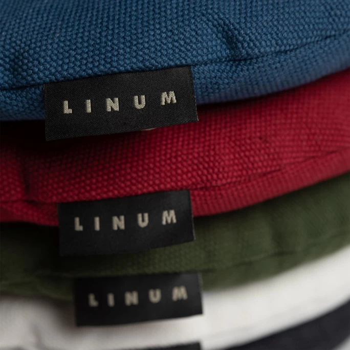 Linum PEPPER Sitzkissen Rund - Ø 37 Cm - Höhe 3 Cm - Moss Green A18 6 Linum PEPPER Sitzkissen Rund - Ø 37 Cm - Höhe 3 Cm - Moss Green A18 – Bild 4