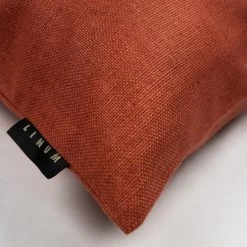 Linum SETA Kissenhülle - 40x40 Cm - Rusty Orange B13 -Boutique-Kissen-Discounter 455024 big 1