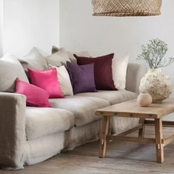 Linum SETA Kissenhülle - 40x40 Cm - Red D90 -Boutique-Kissen-Discounter 455025 big 2