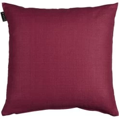 Linum SETA Kissenhülle - 50x50 Cm - Burgundy Red D57