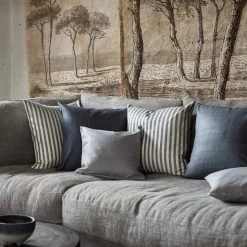 Linum SILK Kissenhülle - 40x40 Cm - Light Grey G15 -Boutique-Kissen-Discounter 455038 big 2