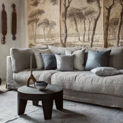 Linum SILK Kissenhülle - 40x40 Cm - Granite Grey G19 -Boutique-Kissen-Discounter 455039 big 2