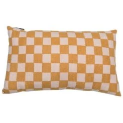 David Fussenegger LUCA Schachbrett Kissenhülle - 30x50 Cm - Gold