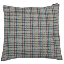 David Fussenegger SILVRETTA Junges Karo Kissenhülle - 40x40 Cm - Hellgrün