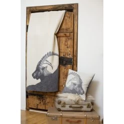 David Fussenegger SILVRETTA Steinbock Kissenhülle - 50x50 Cm - Grau -Boutique-Kissen-Discounter 471093 big 2