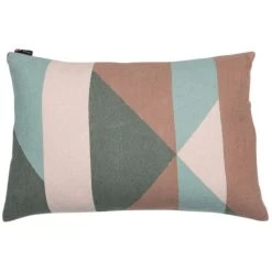 David Fussenegger NOVA Dreiecke Kissenhülle - 40x60 Cm - Tannengrün